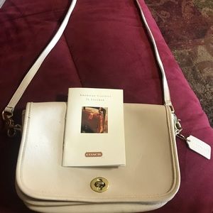 Vintage leather Crossbody coach purse